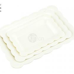 花邊長方餐盤(4、6PCS