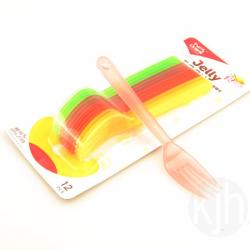 多彩喱叉，12支/板